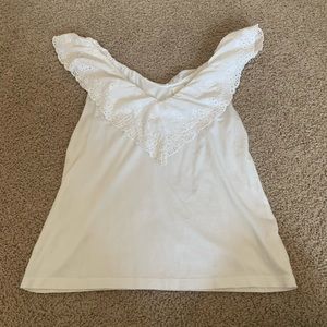 Off the shoulder short sleeve